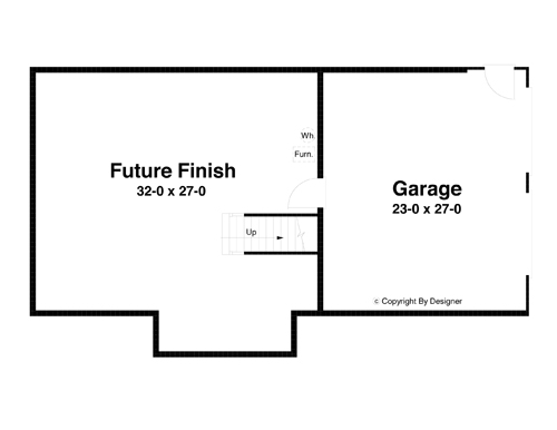 Lower Level image of DICKENS-A House Plan